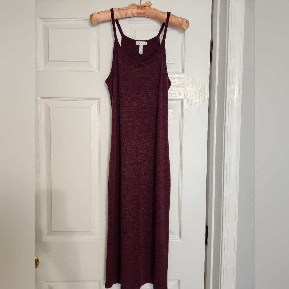 Leith Burgandy Tank Dress - Size Small